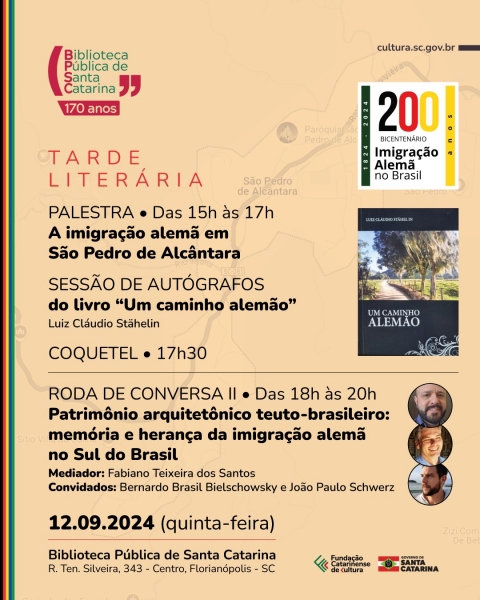 cartaz_tarde_literária_-_palestra_e_autógrafos_-_imigração_alemã